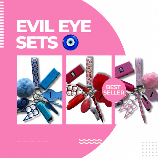Evil Eye Self Defense Keychains