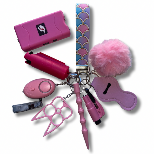 9pc Wristlet Self Defense Keychain