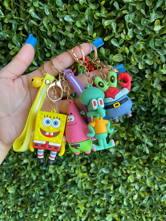 SpongeBob Squad keychains