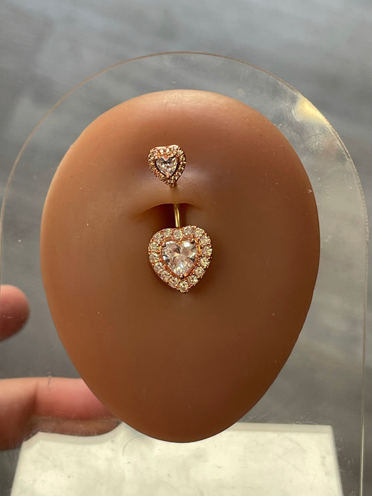 Rose gold Corazon Belly Piercing